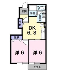 ジェルメの物件間取画像